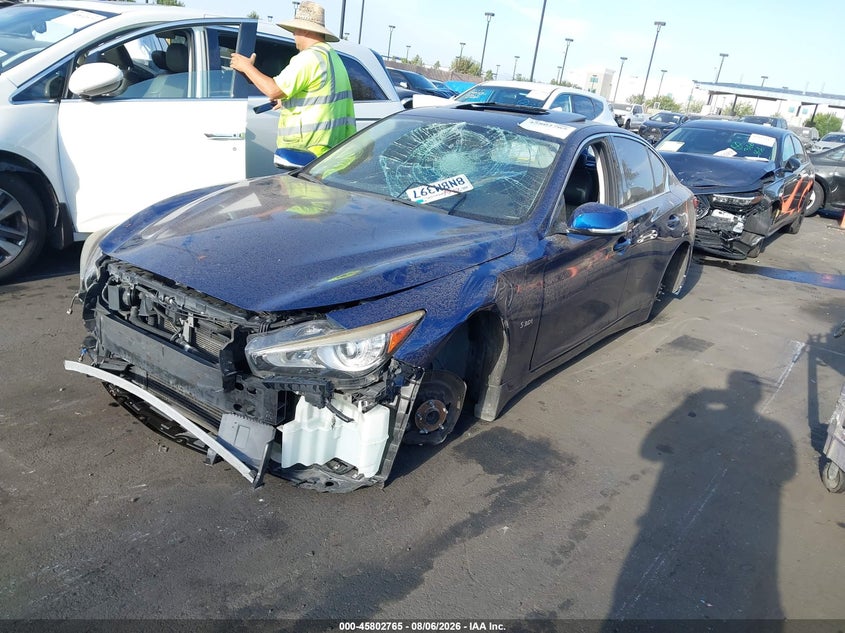 Vin: jn1fv7apxgm420872, lot: 46301596, infiniti q50 3.0t red sport 400 20162