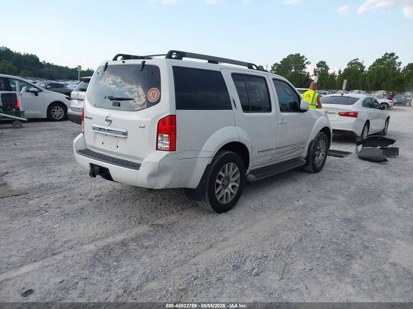 Vin: 5n1ar1nn0cc631916, lot: 46301630, nissan pathfinder le 20124
