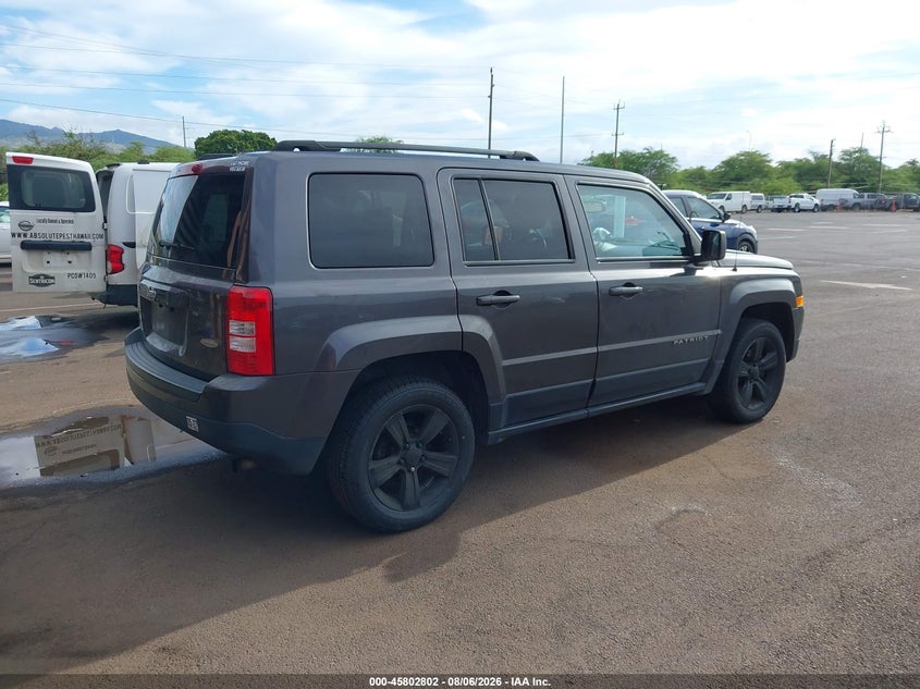 Vin: 1c4njrfb3gd637368, lot: 46301633, jeep patriot latitude 20164