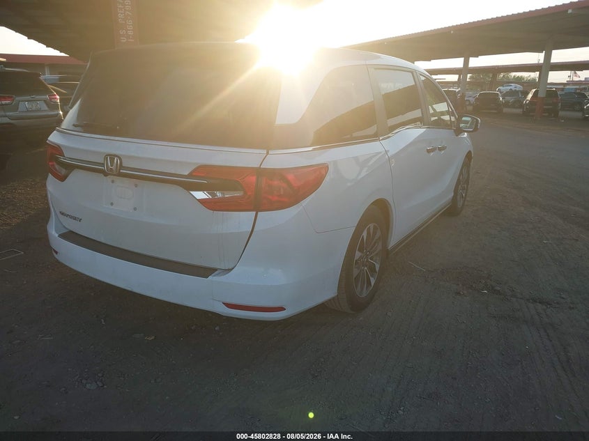 Vin: 5fnrl6h73nb064450, lot: 46301659, honda odyssey ex-l 20224
