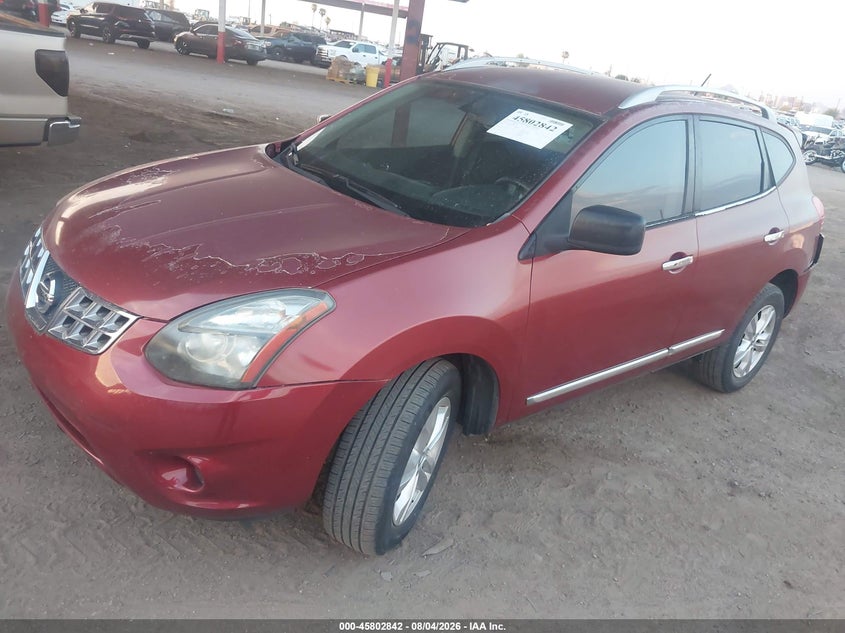 Vin: jn8as5mt0fw666575, lot: 46301673, nissan rogue select s 20152