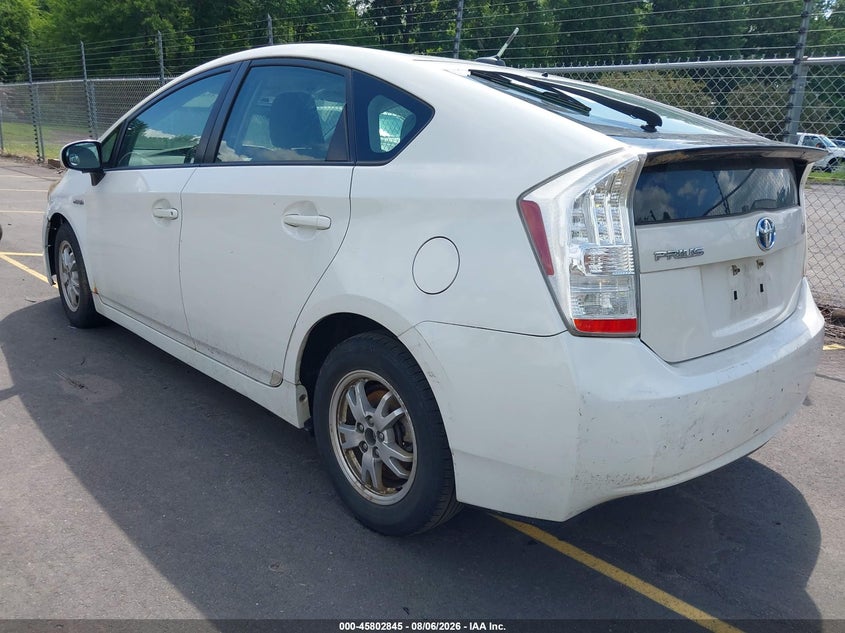 Vin: jtdkn3du5a0089638, lot: 46301676, toyota prius ii 20103