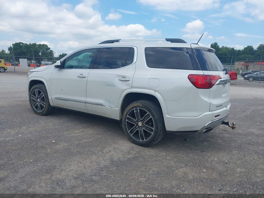 Vin: 1gkknpls6hz179592, lot: 46301680, gmc acadia denali 20173