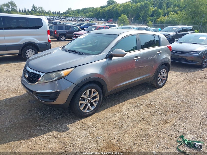 2016 Kia Sportage, Звичайний знос, IAAI, VIN KNDPB3AC1G7819670 — фото 2