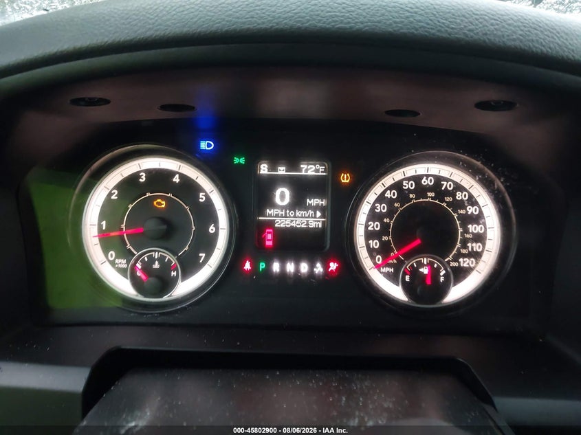 Vin: 3c6tr4ct6hg623993, lot: 46301731, ram 2500 tradesman  4x2 6'4 box 20172