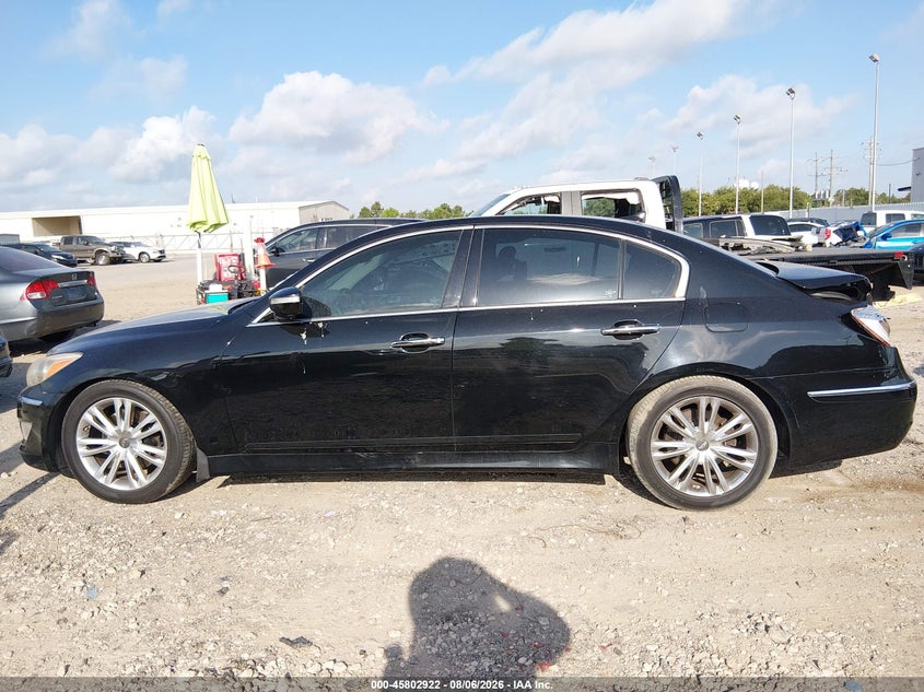 HYUNDAI GENESIS 2012 VIN KMHGC4DD8CU208176