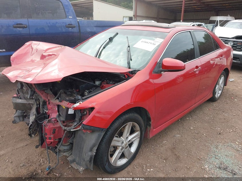 Vin: 4t1bf1fk9cu617279, lot: 46301761, toyota camry se 20122