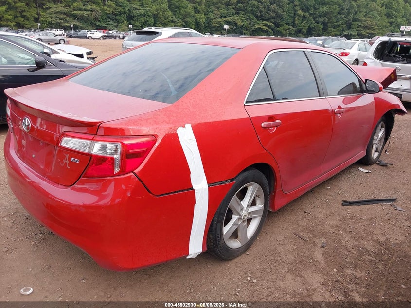 Vin: 4t1bf1fk9cu617279, lot: 46301761, toyota camry se 20124