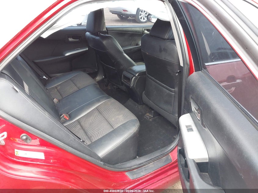 2012 TOYOTA CAMRY auction photo 8