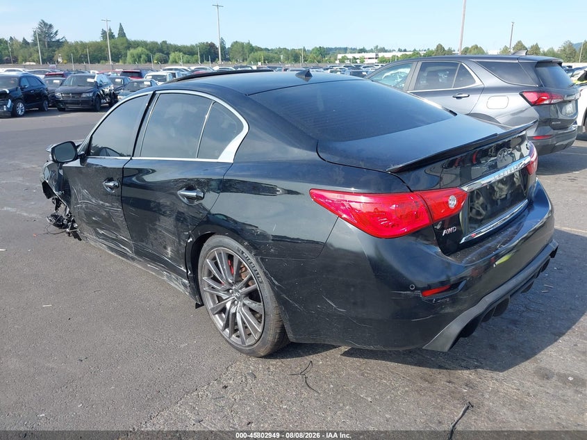 Vin: jn1fv7ar0hm871389, lot: 46301780, infiniti q50 3.0t red sport 400 20173