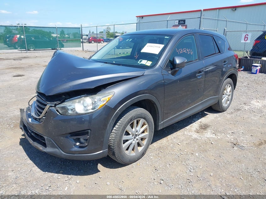 Vin: jm3ke4cy7g0601605, lot: 46301789, mazda cx-5 touring 20162