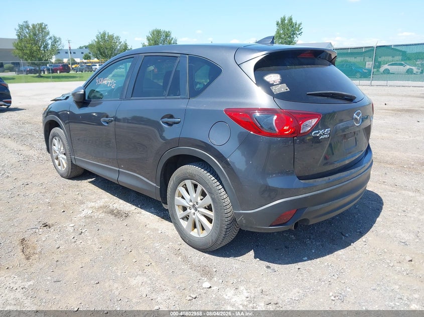 Vin: jm3ke4cy7g0601605, lot: 46301789, mazda cx-5 touring 20163
