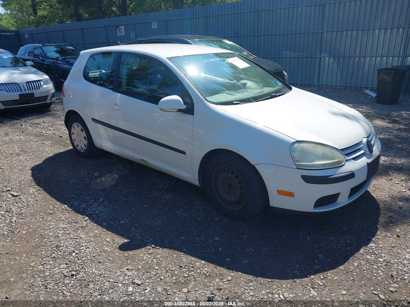 2008 VOLKSWAGEN GOLF HATCHBACK 2.5L I-5 DOHC, VVT, 170HP