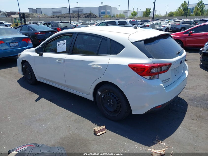 Vin: 4s3gtab69p3703165, lot: 46301799, subaru impreza base 5-door 20233
