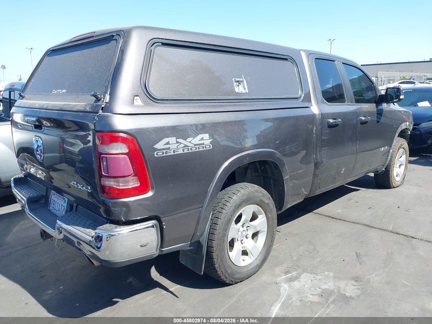 Vin: 1c6srfdt6kn655315, lot: 46301805, ram 1500 laramie  4x4 6'4 box 20194