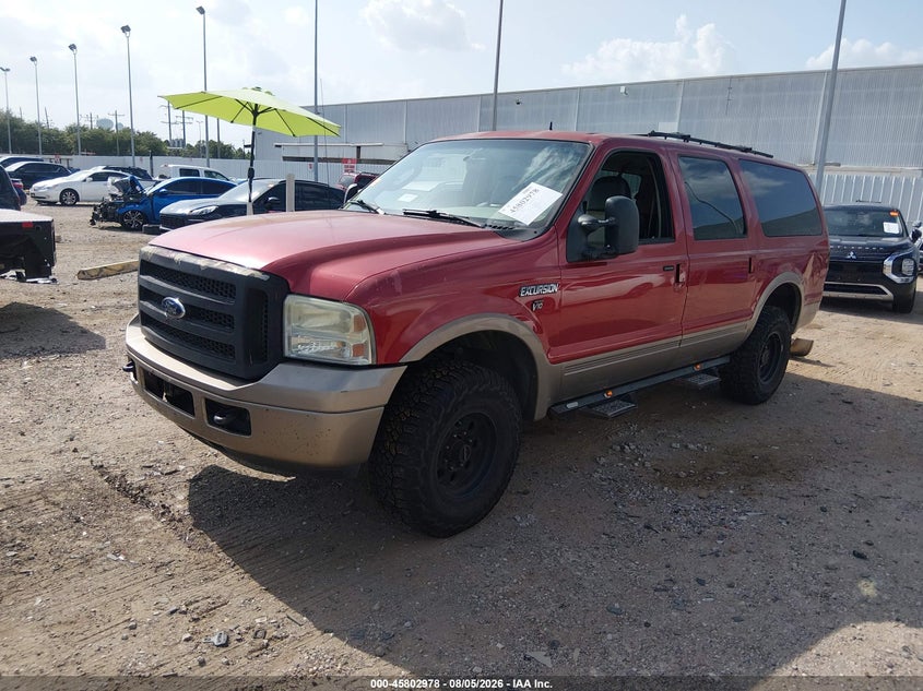 FORD EXCURSION 2005 VIN 1FMNU45S85ED46377