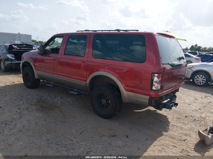 FORD EXCURSION 2005 VIN 1FMNU45S85ED46377
