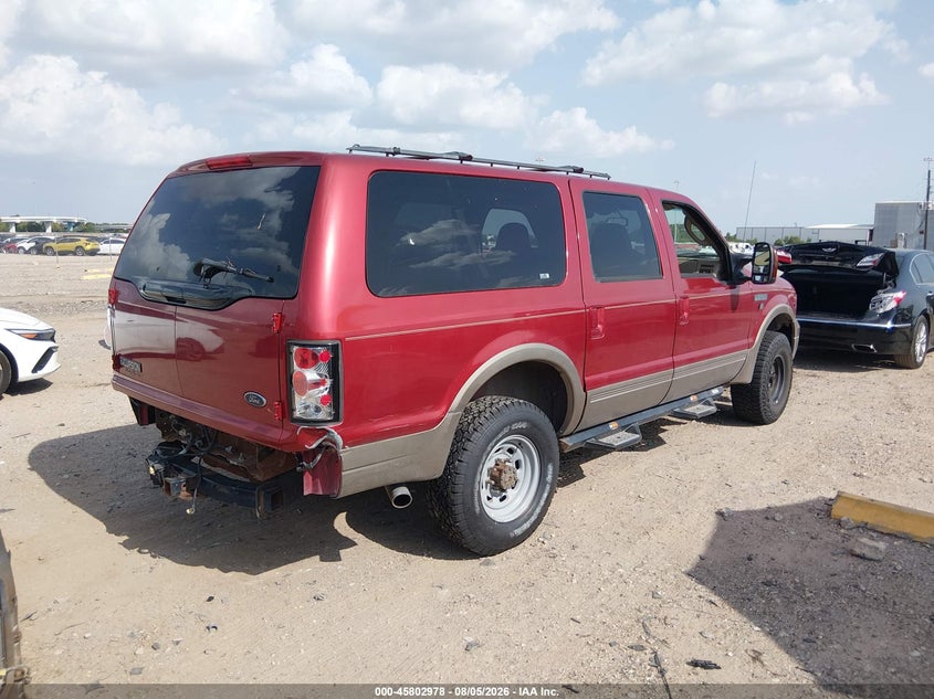 FORD EXCURSION 2005 VIN 1FMNU45S85ED46377