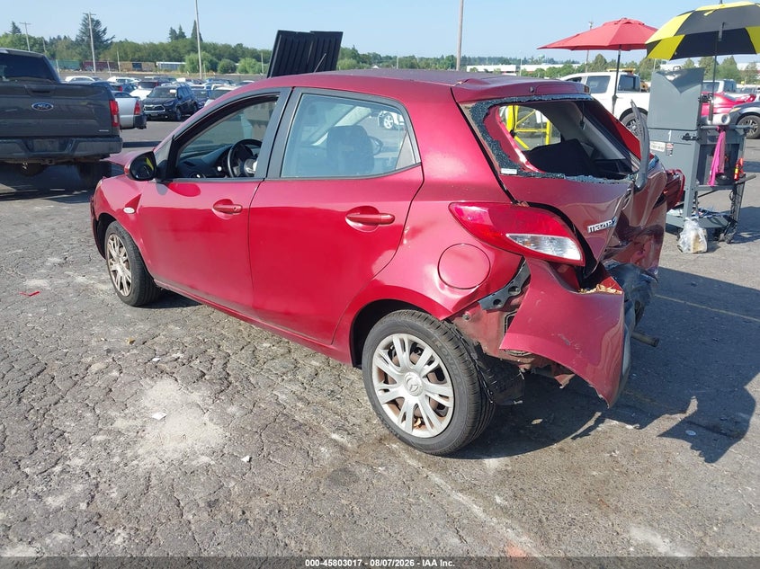 Vin: jm1de1kz2e0184840, lot: 46301848, mazda mazda2 sport 20143