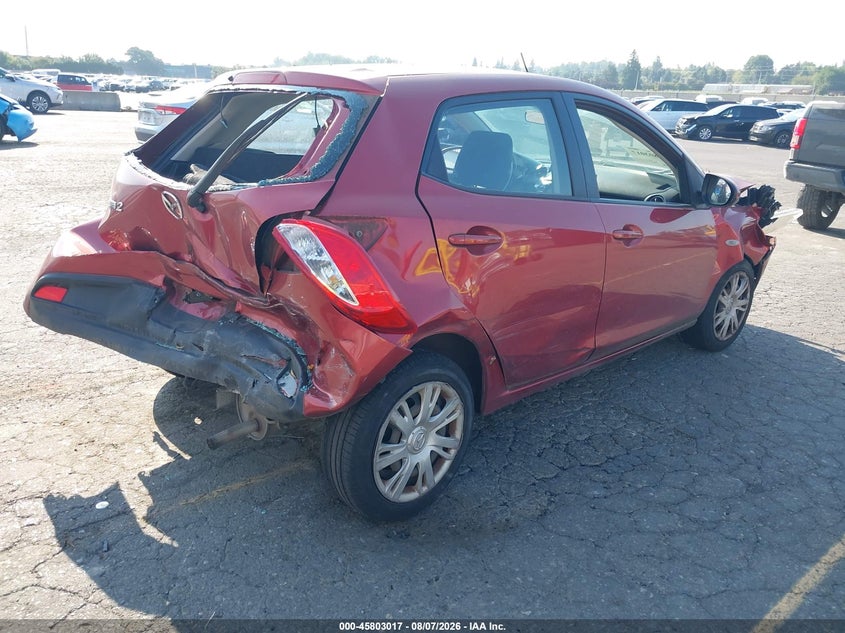 Vin: jm1de1kz2e0184840, lot: 46301848, mazda mazda2 sport 20144