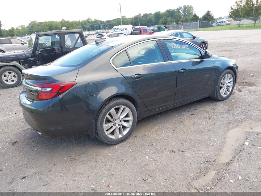 Vin: 2g4gn5ex7f9170871, lot: 46301849, buick regal turbo/e-assist premium i 20154