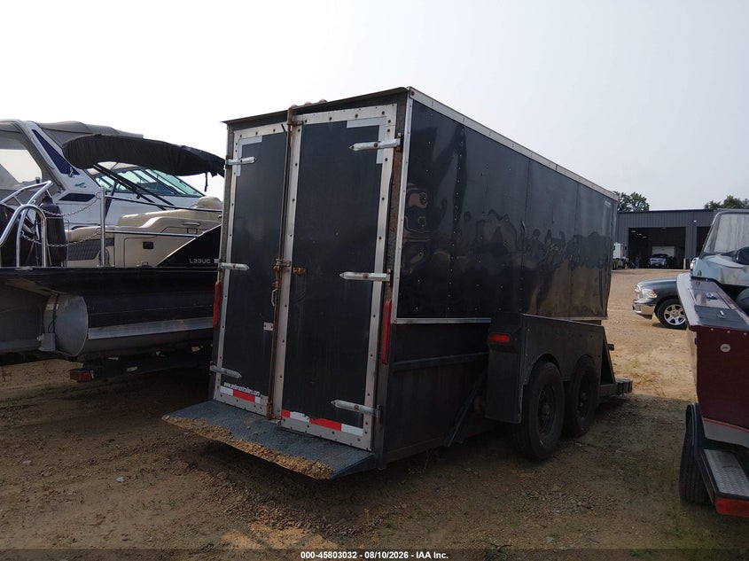 2020 ANDERSON MANUFACTURING 14' FLATBED TRAILER auction photo 4