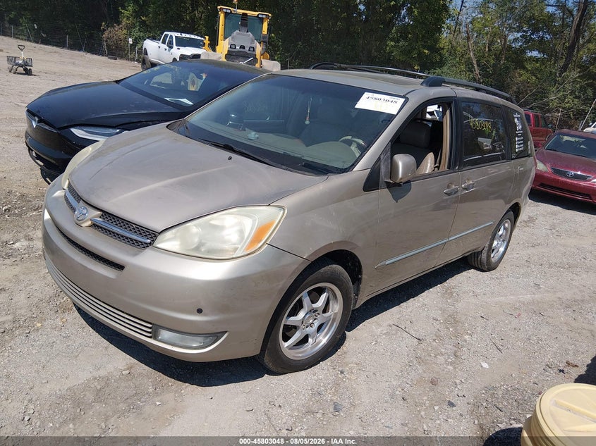 2005 Toyota Sienna, Удар сзади, IAAI, VIN 5TDBA22C25S036916 — фото 2
