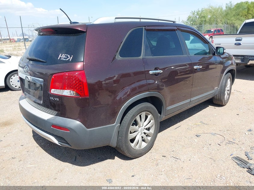Vin: 5xykuda2xbg051460, lot: 46301883, kia sorento ex v6 20114