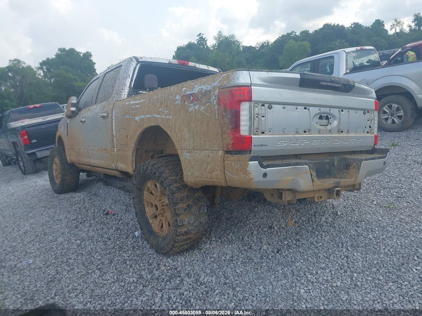 Vin: 1ft7w2bt7heb98235, lot: 46301890, ford f-250 platinum 20173