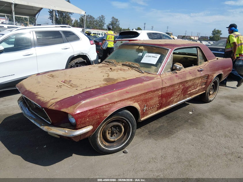 1967 Ford Mustang, Flood, IAAI, VIN 7R01C179444 — photo 2