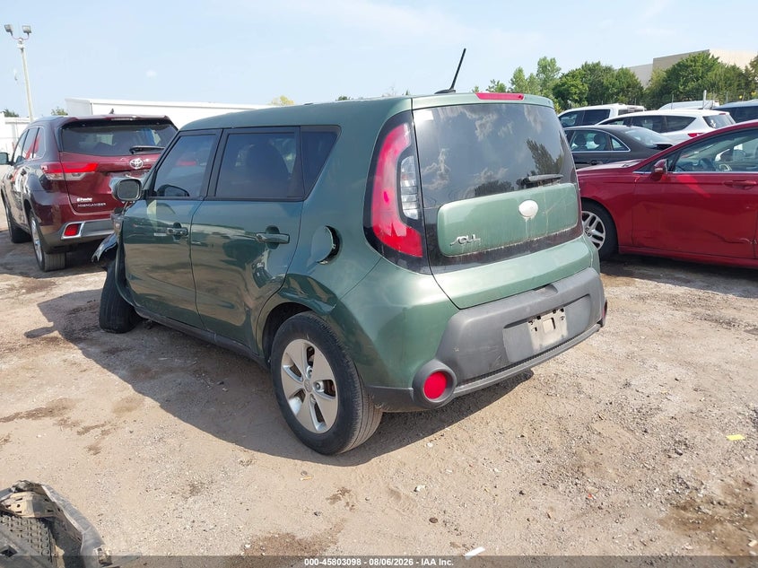 Vin: kndjn2a29e7013944, lot: 46301929, kia soul 20143