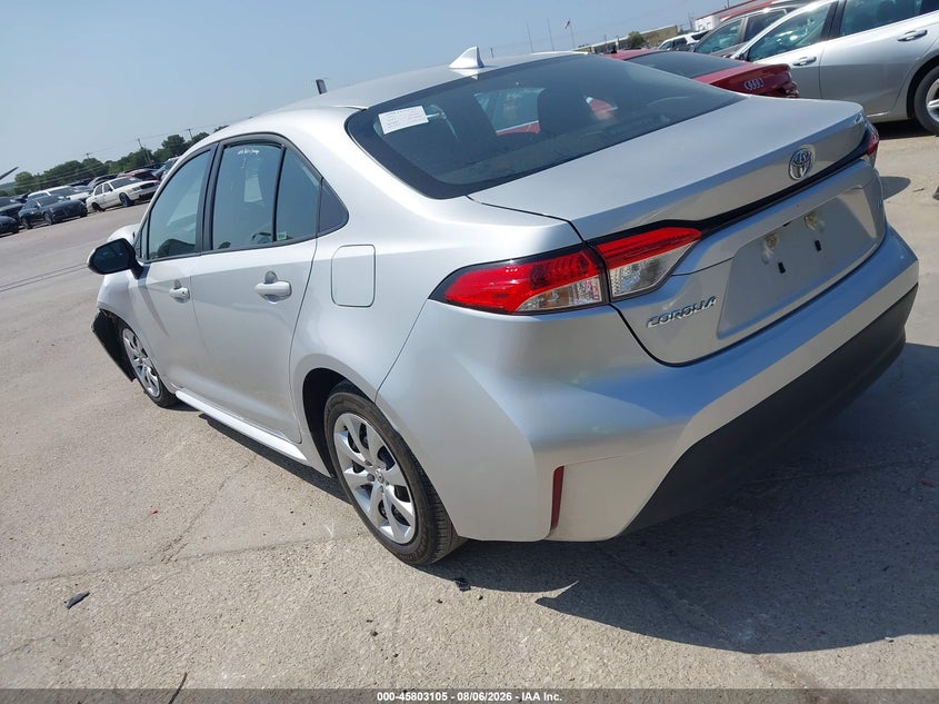 Vin: 5yfb4mde5sp252555, lot: 46301936, toyota corolla le 20253