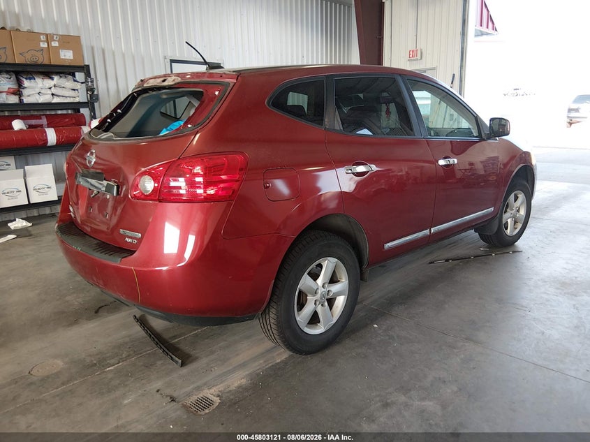 Vin: jn8as5mv0dw644820, lot: 46301952, nissan rogue s 20134