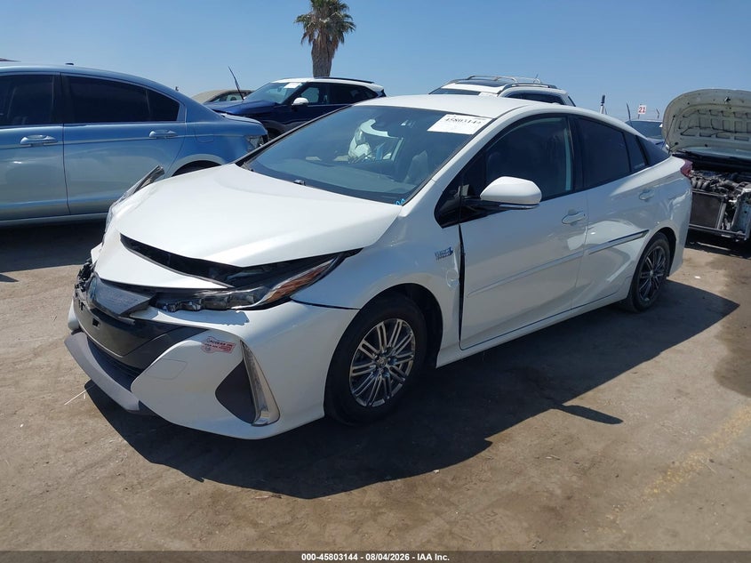 Vin: jtdkarfpxl3141577, lot: 46301975, toyota prius prime xle 20202