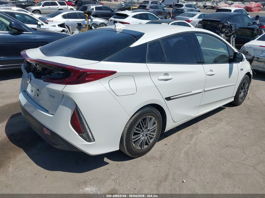Vin: jtdkarfpxl3141577, lot: 46301975, toyota prius prime xle 20204