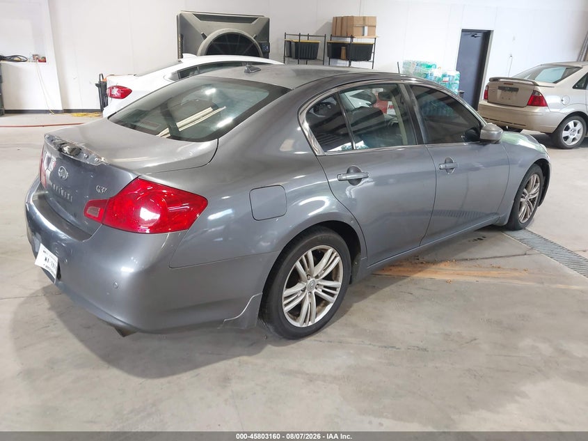 Vin: jn1cv6ap4am406485, lot: 46301991, infiniti g37 journey 20104
