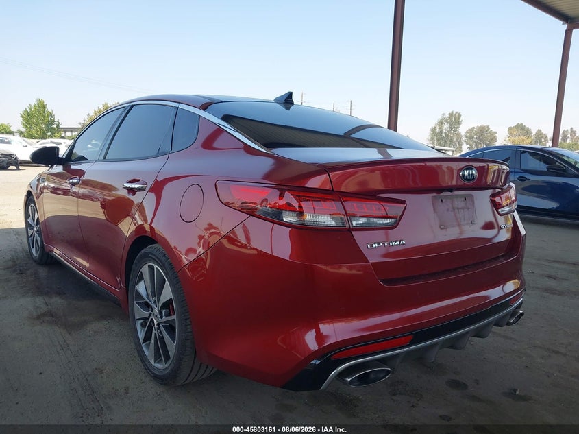 Vin: 5xxgw4l22gg117654, lot: 46301992, kia optima sx turbo 20163