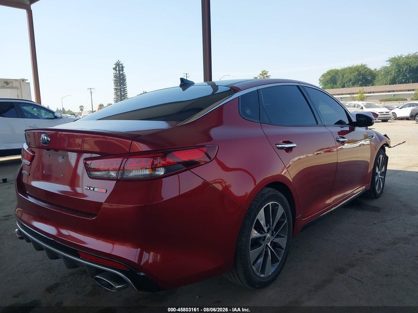 Vin: 5xxgw4l22gg117654, lot: 46301992, kia optima sx turbo 20164