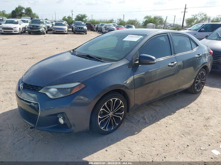 Vin: 2t1burhe1ec165831, lot: 46301993, toyota corolla s plus 20142
