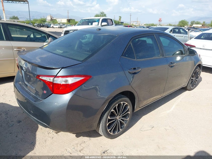 Vin: 2t1burhe1ec165831, lot: 46301993, toyota corolla s plus 20144