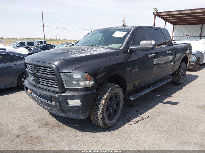 Vin: 3c6ur5mj0gg236930, lot: 46302001, ram 2500 big horn 20162