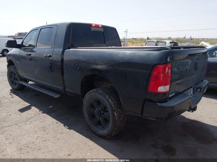 Vin: 3c6ur5mj0gg236930, lot: 46302001, ram 2500 big horn 20163