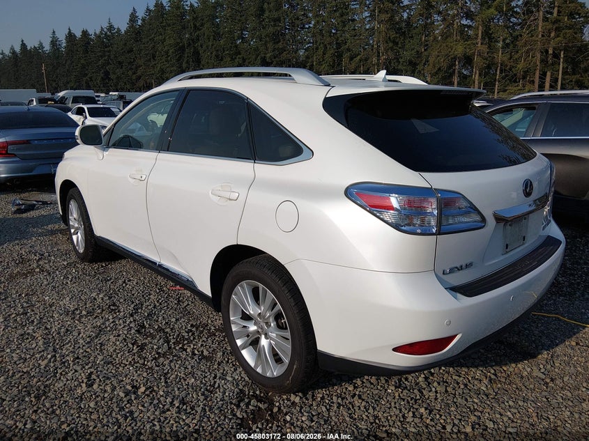 Vin: jtjbc1ba1a2012611, lot: 46302003, lexus rx 450h 20103