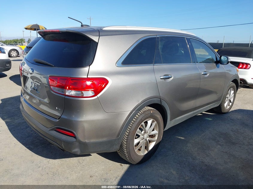 Vin: 5xypg4a57hg218373, lot: 46302022, kia sorento 3.3l lx 20174
