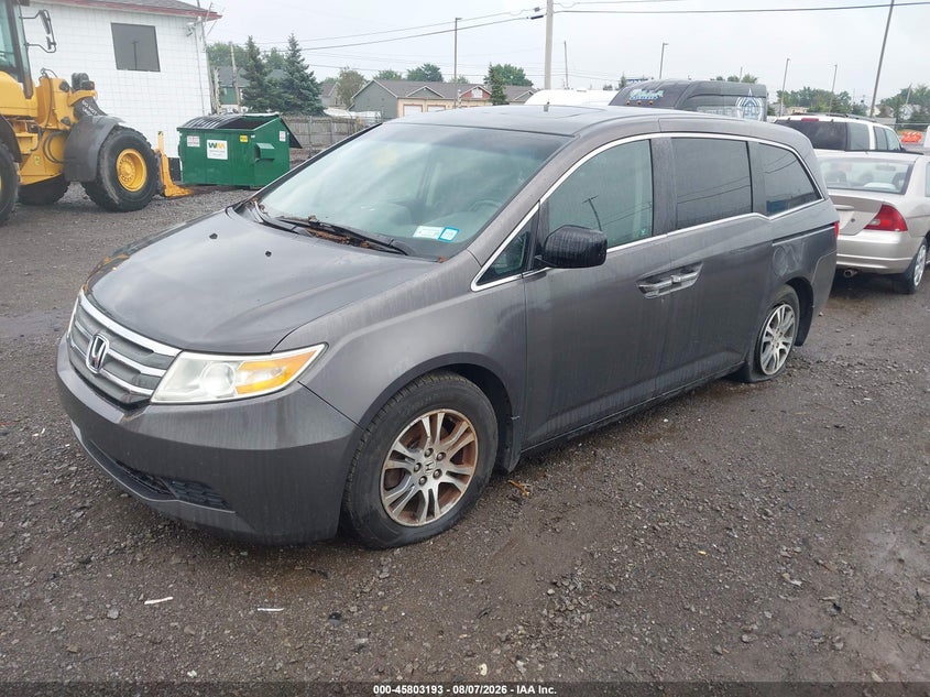 Vin: 5fnrl5h62cb116536, lot: 46302024, honda odyssey ex-l 20122