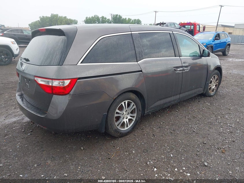 Vin: 5fnrl5h62cb116536, lot: 46302024, honda odyssey ex-l 20124