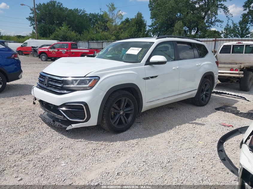 Vin: 1v2rr2ca2mc507000, lot: 46302029, volkswagen atlas 3.6l v6 se w/technology r-line 20212