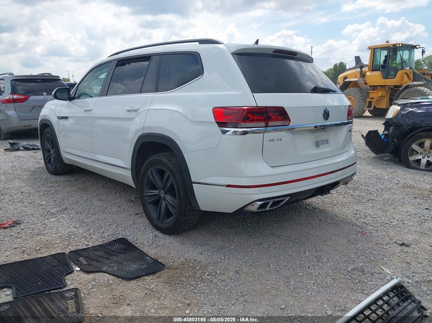 Vin: 1v2rr2ca2mc507000, lot: 46302029, volkswagen atlas 3.6l v6 se w/technology r-line 20213