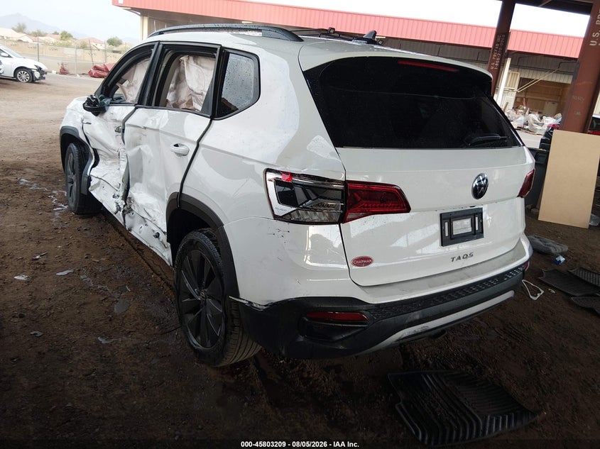 Vin: 3vv5x7b25rm098768, lot: 46302040, volkswagen taos 1.5t s 20243