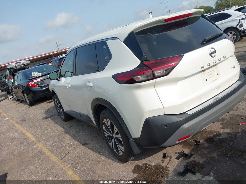 Vin: 5n1at3ba9mc743887, lot: 46302049, nissan rogue sv fwd 20213